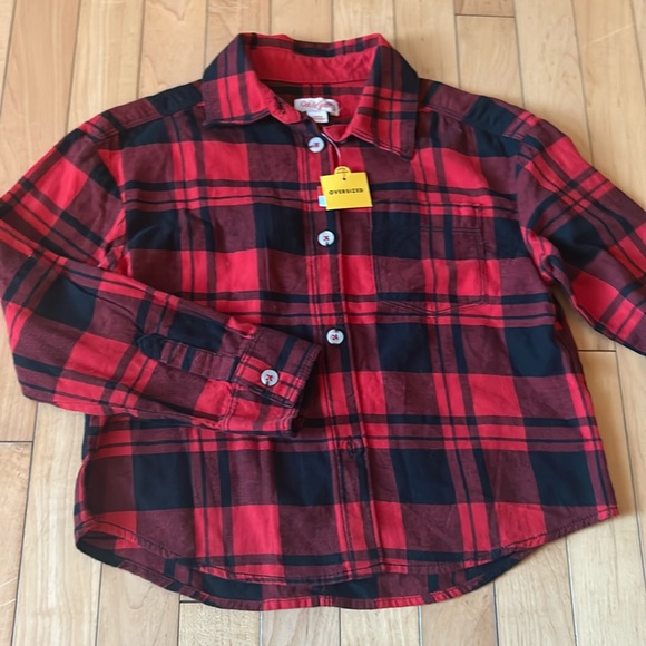 Size small (6/6x) plaid button up - Picture 1 of 2